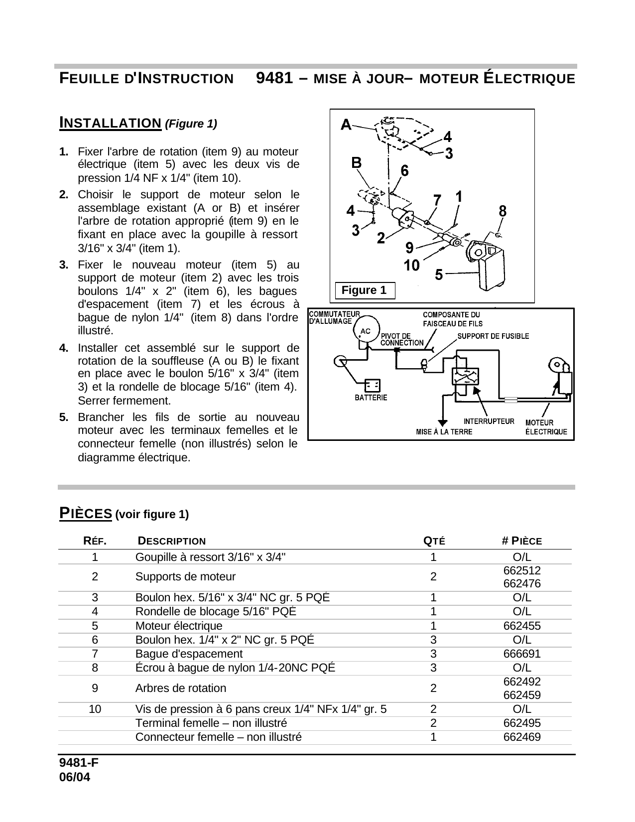 9481  Mise à jour Moteur électr