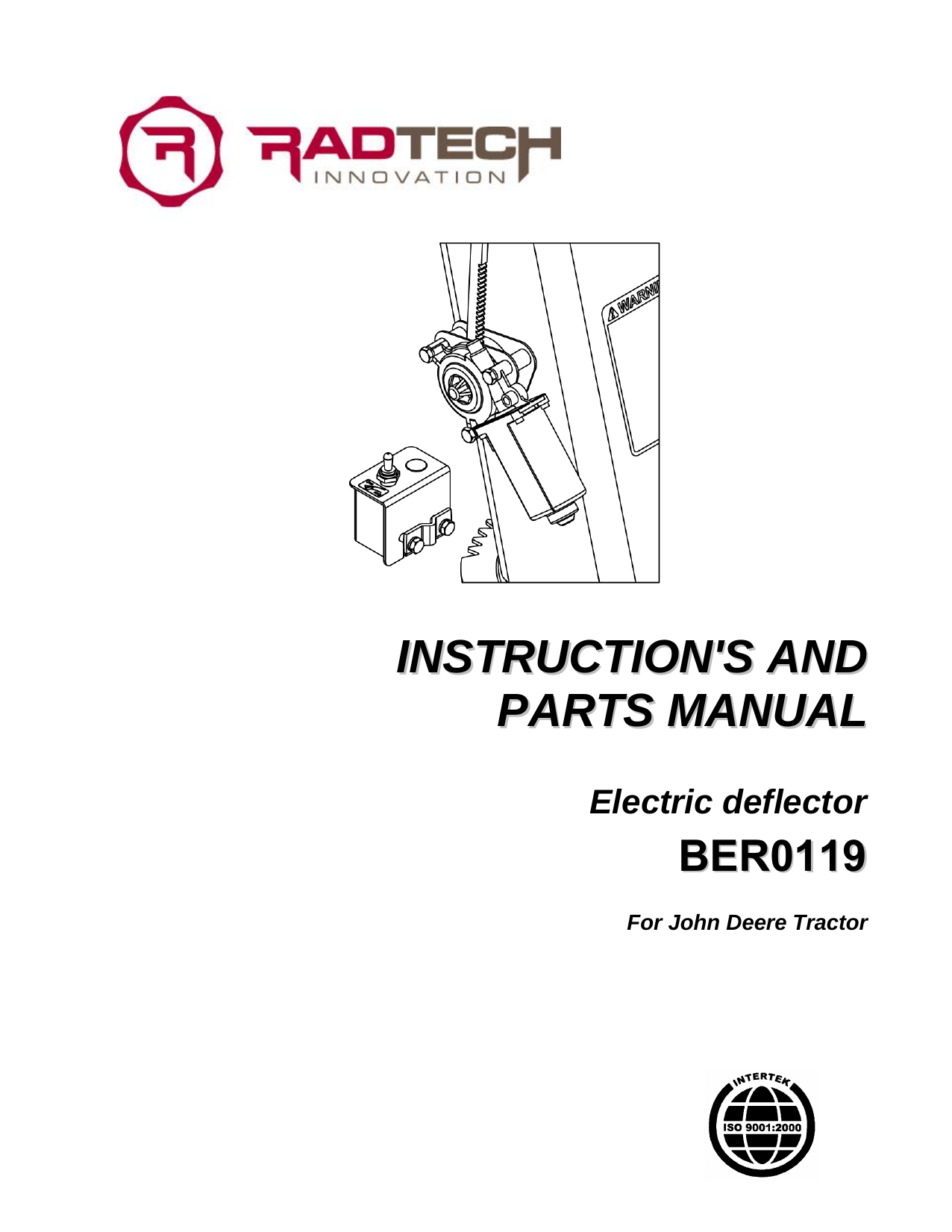 BER0119 Déflecteur électrique